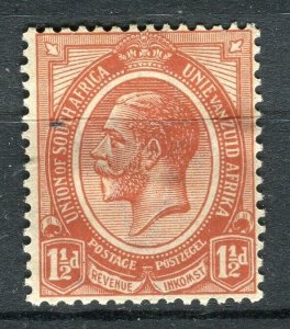 SOUTH AFRICA; 1913-20s early GV Portrait issue Mint hinged shade of 1.5d