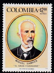 Colombia # C631, Miguel Samper - Economist, Mint NH,