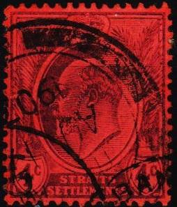 Straits Settlements. 1903 4c S.G.125 Fine Used