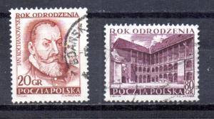 Poland 592-593 used