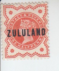 1888 Zululand Queen Victoria  (Scott 1) MH