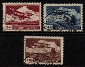 Czechoslovakia Sc #C13-C15 Used