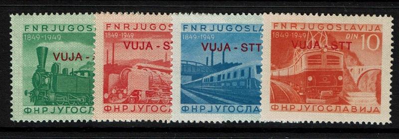 Yugoslavia Trieste Zone B SC# 17 - 20 - Mint L. Hinged / Sm H. Rem - Lot 082117