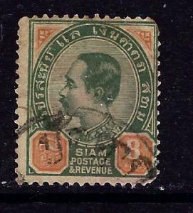 Thailand 83 Used 1899 issue rounded corner 