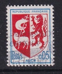 France  #1142 used 1966 Arms 5c