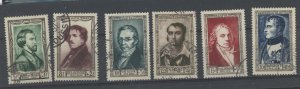 France #B258-B263 Used Single (Complete Set)