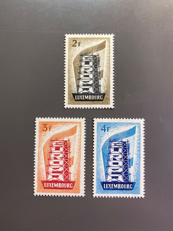 Luxembourg 318-320 F-VF MH. See note. Scott $ 65.50