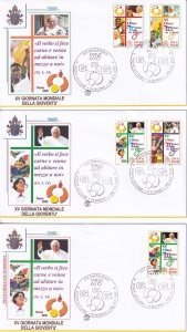 2000 - VATICAN - Scott #1160-1164 - FDC