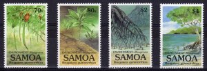 Samoa 1998 Sc#952/955 Mangroves-Fruits on Trees Set (4) MNH