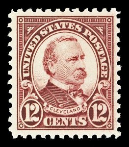 Scott 564 1923 12c Cleveland Perf 11 Issue Mint VF OG NH Cat $10.50