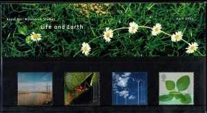 G.B.QE II 2000 LIFE & EARTH MINT (NH) SG2138-41 P.O.PACK 310 SUPERB