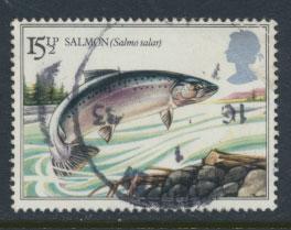 Great Britain SG 1207 - Used - River Fish