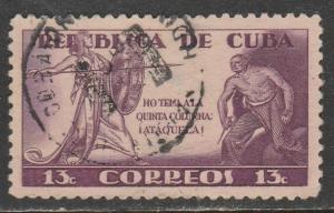 Cuba  1943  Scott No. 379  (O)