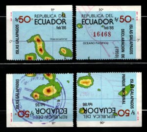 Ecuador #1122a-d used