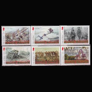 ISLE OF MAN 2016 - Somme Battle Set of 6 NH