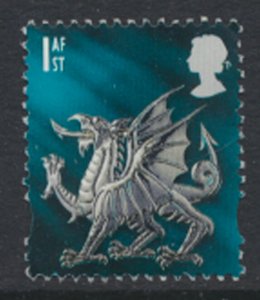 Wales  GB  1st Dragon   SG W84  Used    SC#  14  see details