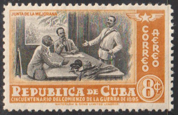 1948 Cuba Stamps C38 Conference of La Mejorana Marti,Gomez,Maceo MNH