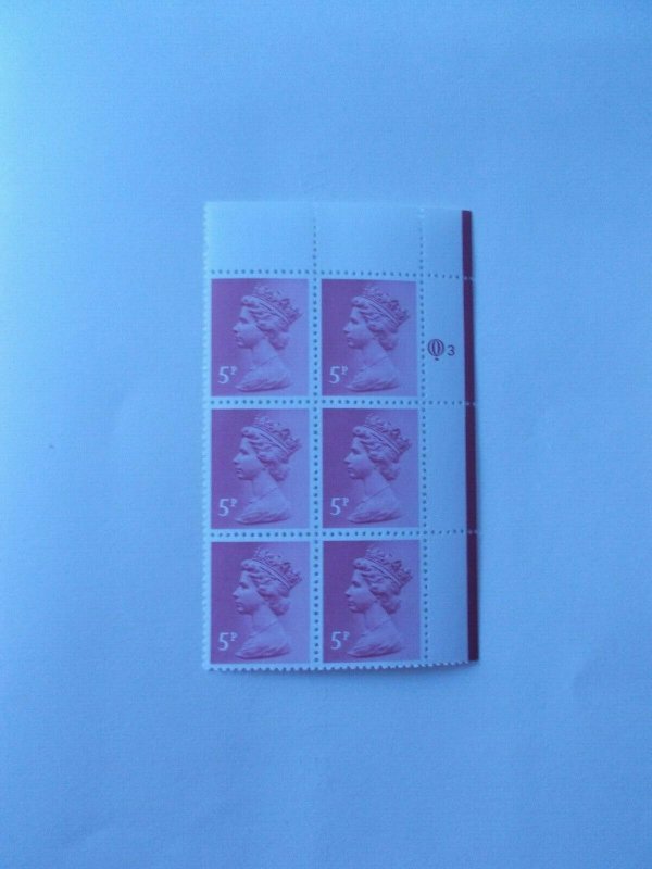 Questa 5p Claret PCP/DEX Machin Upper Right Hand Cylinder Block of 6 (Cyl 3) U/M