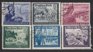 Germany - 1944 Postal Service Sc# B272/B277  (594N)