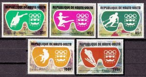 1976 Upper Volta 603-607 1976 Olympic Games in Innsbruck 5,50 €