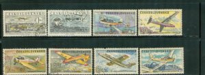 Czechoslovakia Aircraft , 8 stamps