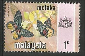 MALACCA , 1971, MNH 1c, Butterfly  Scott 74