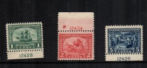 US  548-550 MH plate number