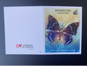 Angola 2018 Mi. 1926 -1929 MH Notebook Butterflies Butterflies Bulbs MNH-