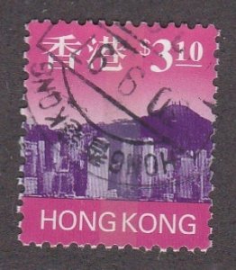 Hong Kong #  774, Hong Kong Skyline, Definitive, Used