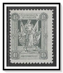 Marienwerder #3 Plebiscite Issue NG