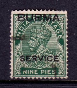 Burma - Scott #O3 - Used - Short perf - SCV $2.00