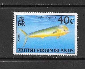 BRITISH VIRGIN ISLANDS #853 DOLPHIN MNH