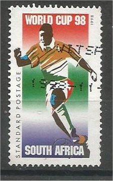 SOUTH AFRICA, 1998, used Std,World Cup Soccer Scott 1054