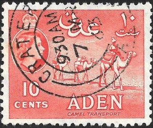 Aden Scott # 49a Used Crater SON Cancel. All Additional Items Ship Free.