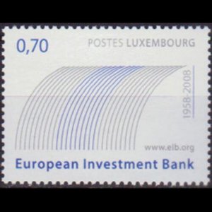 LUXEMBOURG 2008 - Scott# 1227 Investment Bank Set of 1 NH