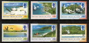VIRGIN ISLANDS 2002 Island Scenes; Scott 988-93; MNH
