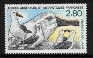 FRENCH ANTARCTIC 1990 Yellow-billed Albatross; Scott 155, Yvert 150; MNH