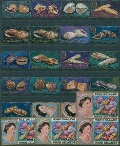 Cook Islands 1974 SG466-487 Seashells set MNH