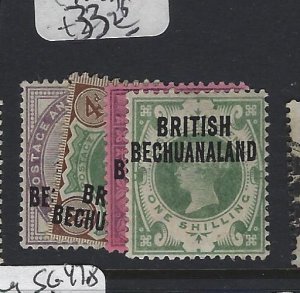 Bechuanaland SG 33, 35-7 MOG (2gxi) 