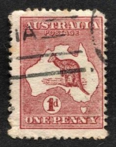 STAMP STATION PERTH Australia #2 Kangaroo Used Wmk.8 CV$2.00