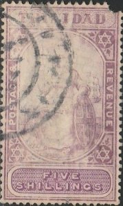 Trinidad,  #101 Used  From 1904-09   corner pull, 1/10 CV