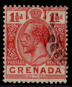 GRENADA GV SG115, 1½d rose-red, FINE USED.
