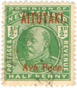 AITUTAKI 7 USED CV $8.75 BIN $4.00