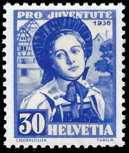 Switzerland 1936 Sc B81-84 mng Pro Juventute