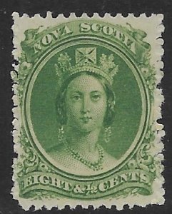 Nova Scotia 11 1860 81/2c   fine mint nh