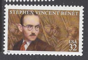 3221 Catalog # Literary Arts Series Stephen Vincent Benet Author 32 Cent Single