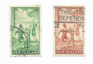 New Zealand #B14-15 Used - Stamp - CAT VALUE $10.00