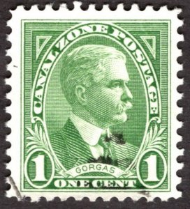 1928, Canal Zone 1c, Used, Sc 105