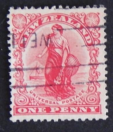 New Zealand, 1 penny, ((9-(24N-1IR))