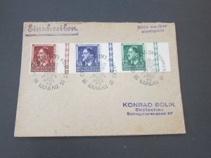 Germany Poland 1944 NB33-35 set first day cover  OurRef:1529